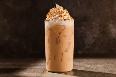 Beverages Menu 44 Iced Crème Brûlée Latte