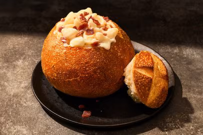 Soups & Macs Menu 14 Bacon Mac & Cheese