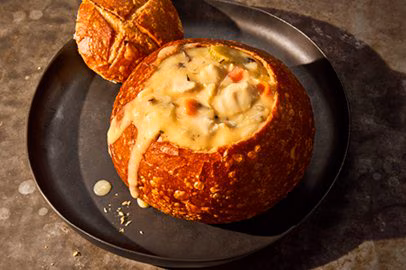 Soups & Macs Menu 18 Cream of Chicken & Wild Rice Soup