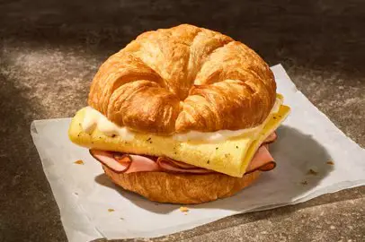 Breakfast Menu 1 Ham Croissant Benny