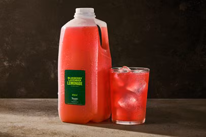 Beverages Menu 50 Blueberry Lavender Lemonade - Naturally Flavored - Half Gallon