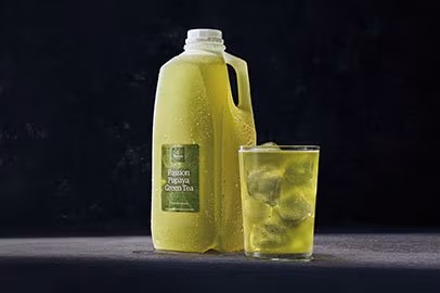 Beverages Menu 53 Passion Papaya Iced Green Tea - Naturally Flavored - Half Gallon