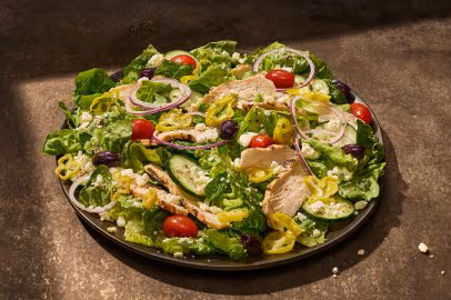 Greek Salad with Chicken