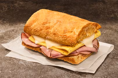 Ciabatta Ham, Egg & Cheese Sandwich